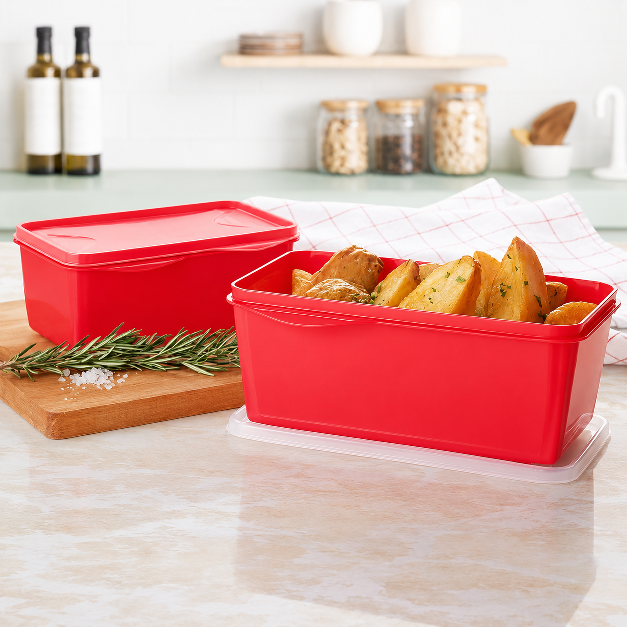 organizador multiúso retangular 1,5 L