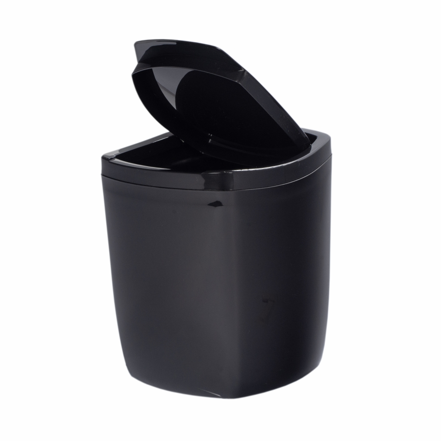 lixeira de banheiro 7 L (preto)