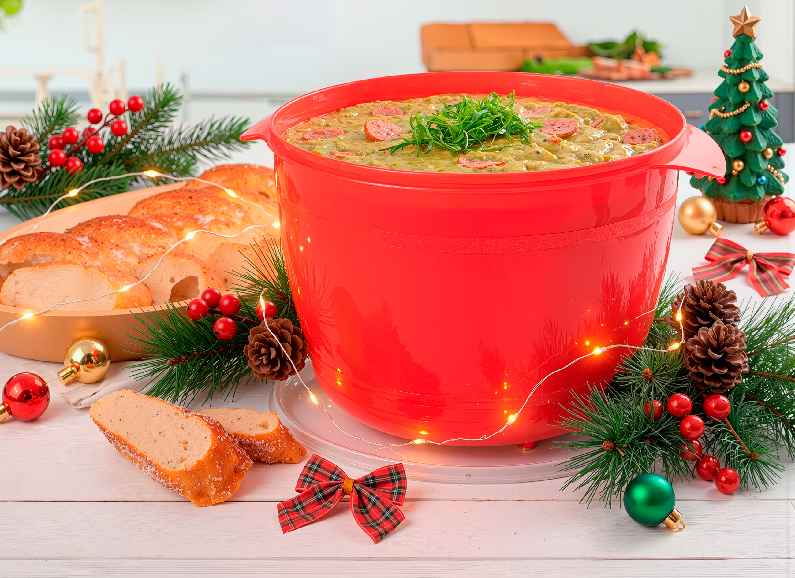 organizador multiúso redondo 10 L com pega anatômica