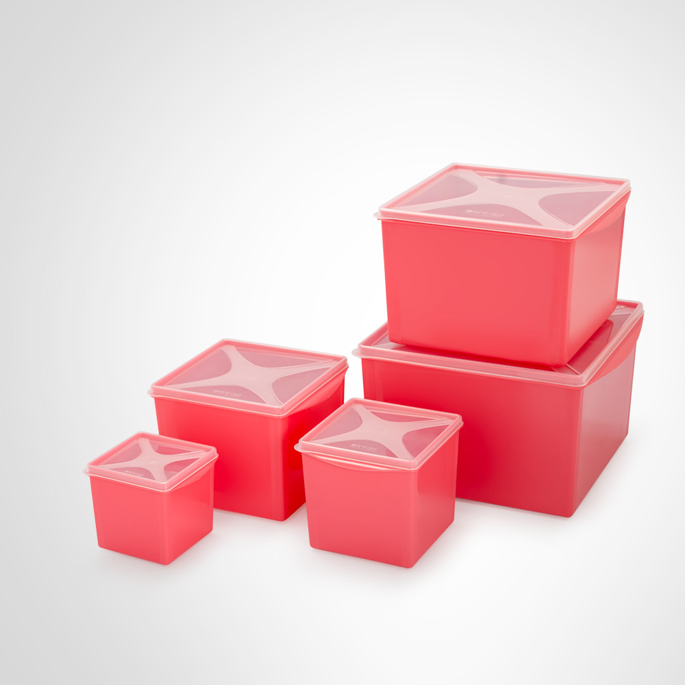 organizadores multiúso quadrado 5 pçs