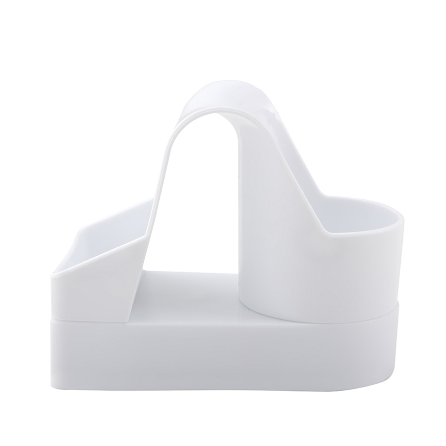 porta detergente e esponja (branco e preto)