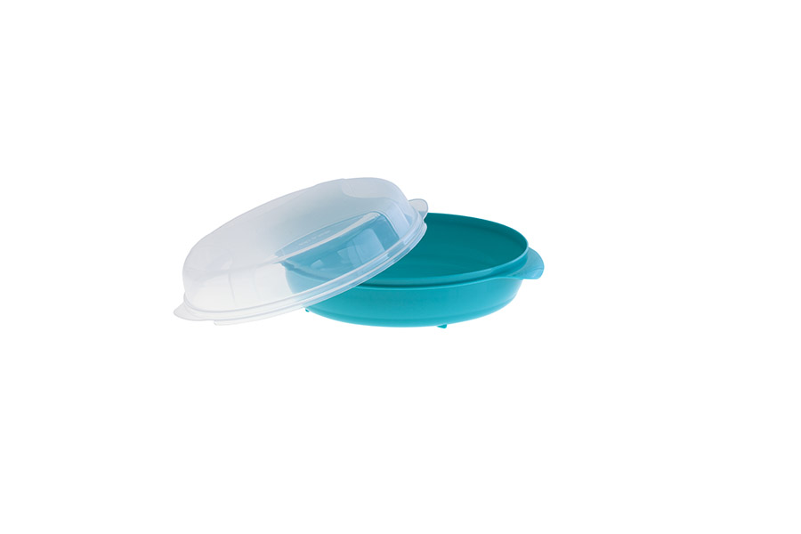 organizador multiúso redondo com tampa alta 1,8 L