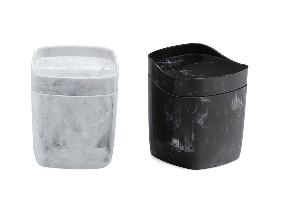 organizador de hastes flexíveis (mármore)