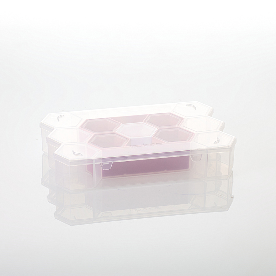 organizador colmeia 15 divisórias - natural