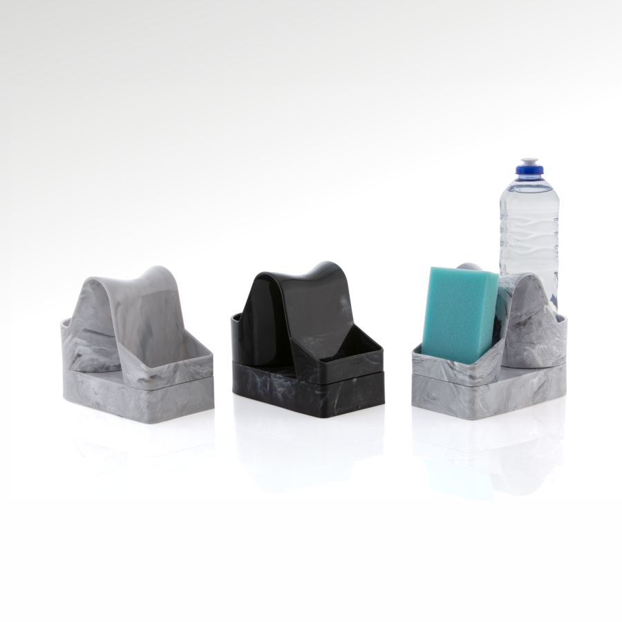 porta detergente e esponja (mármore)