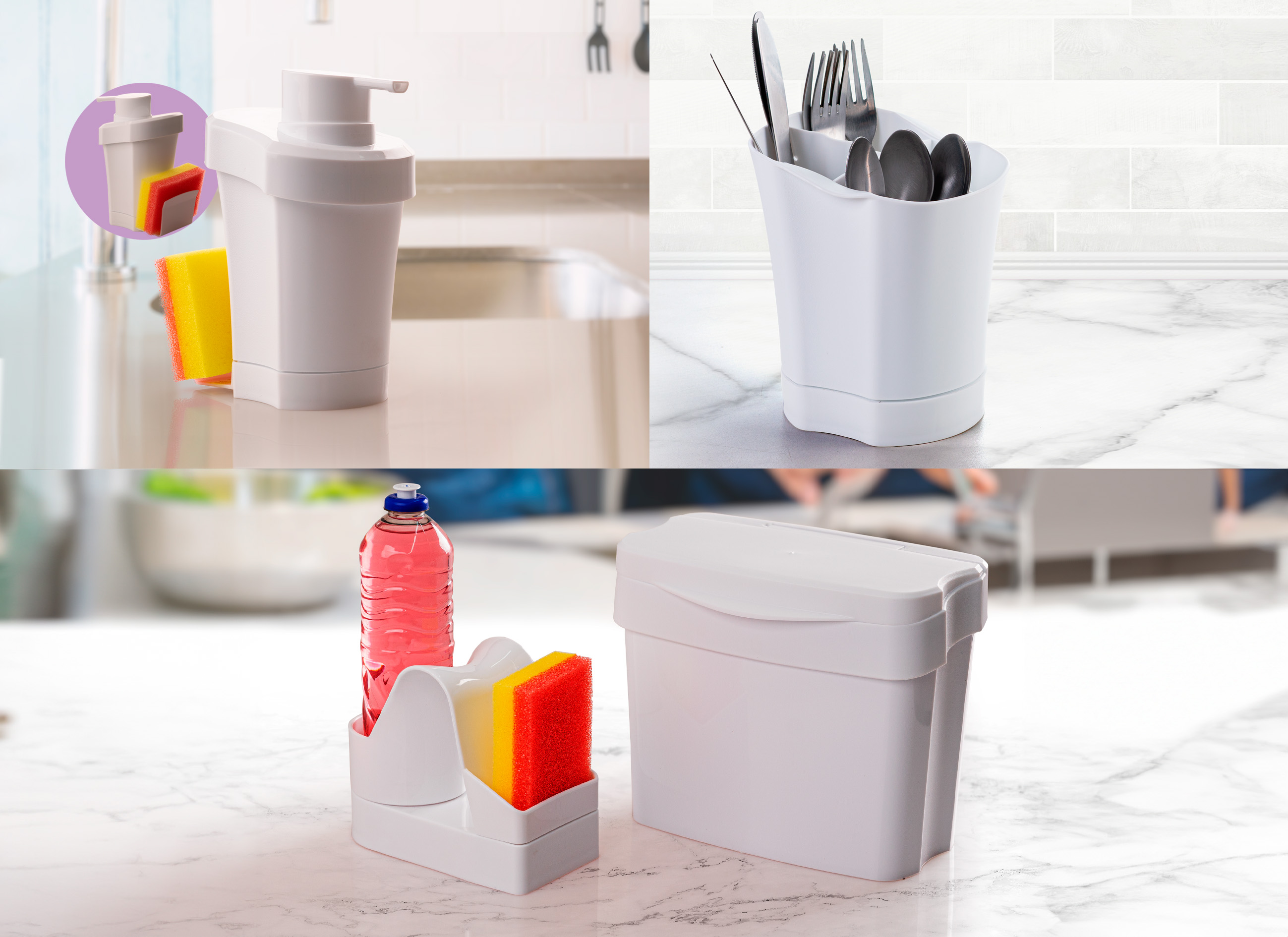 porta detergente e esponja