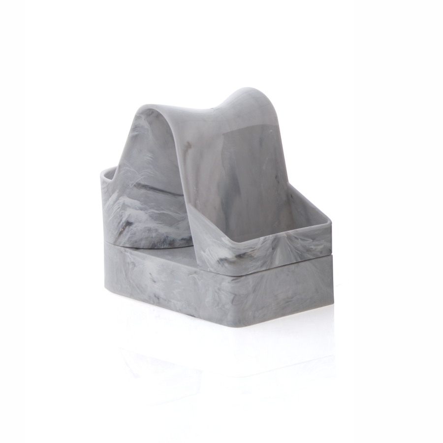 porta detergente e esponja (mármore)