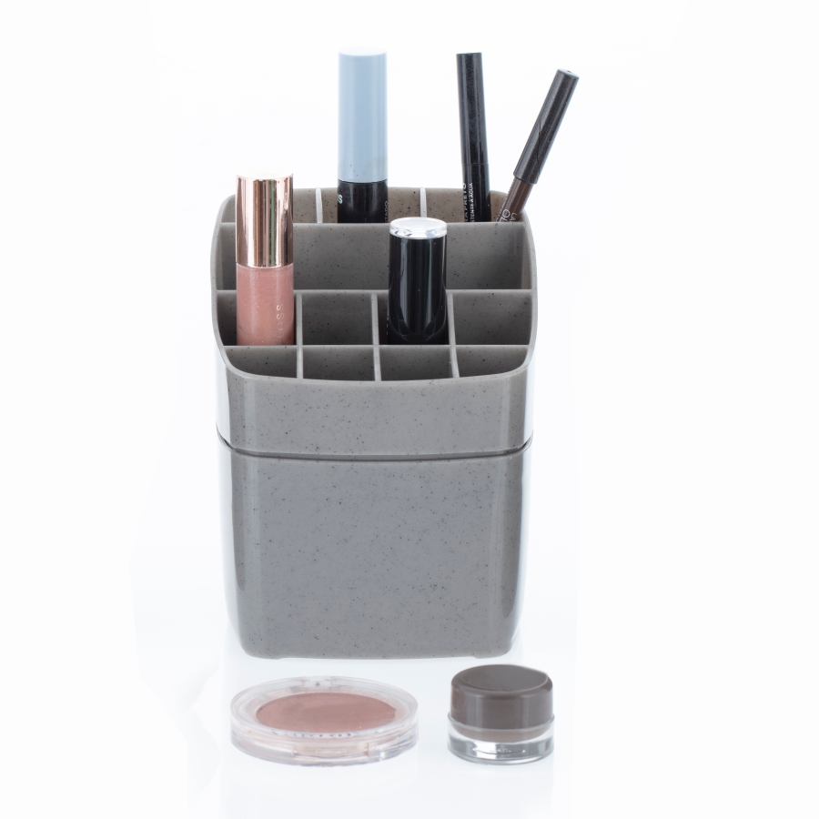 organizador de maquiagens 13 divisórias (quartzo)