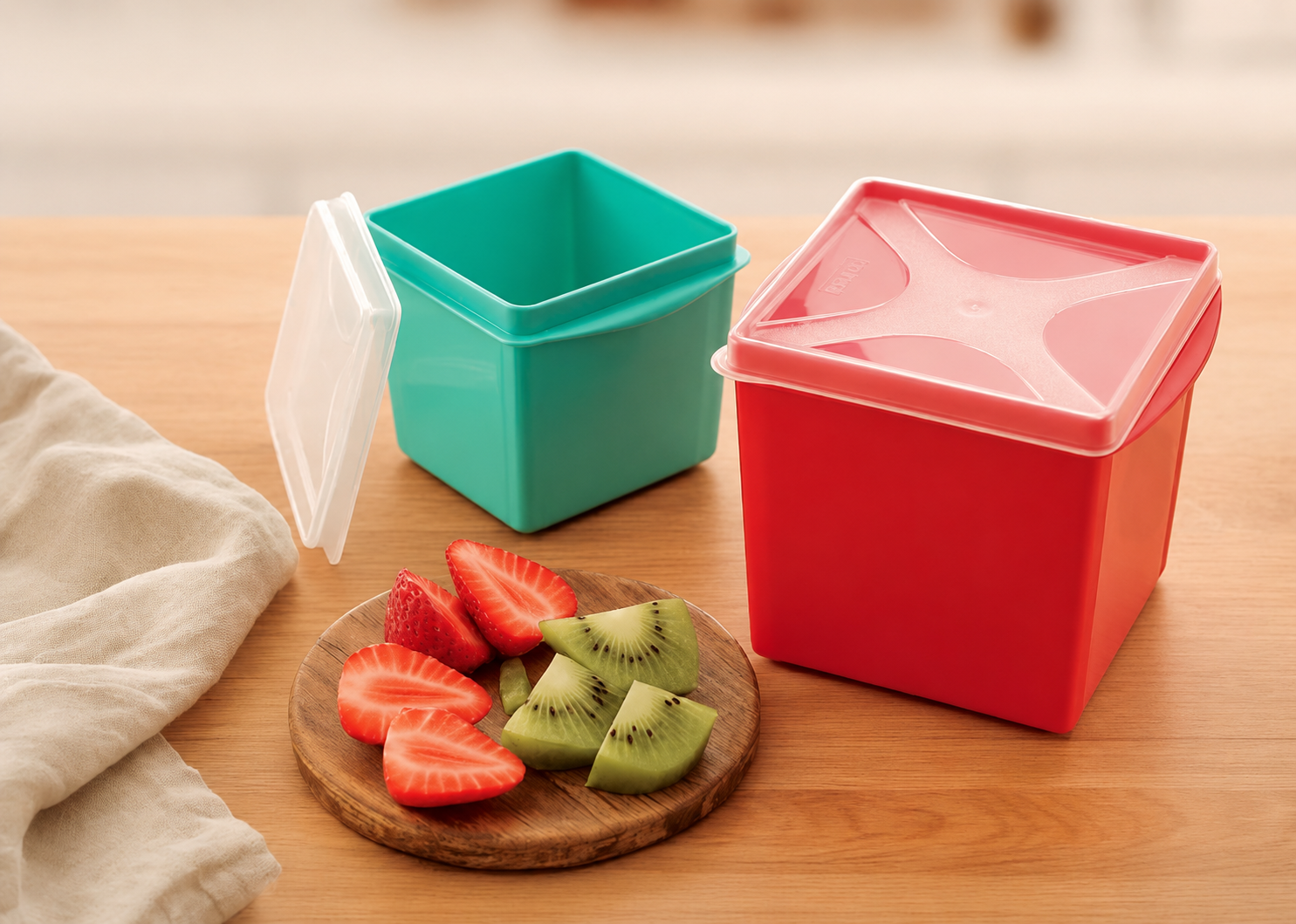 organizador multiúso quadrado 600 ml