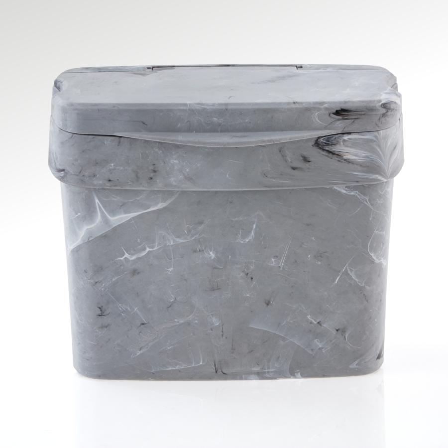 lixeira de pia 3,5 L (mármore)