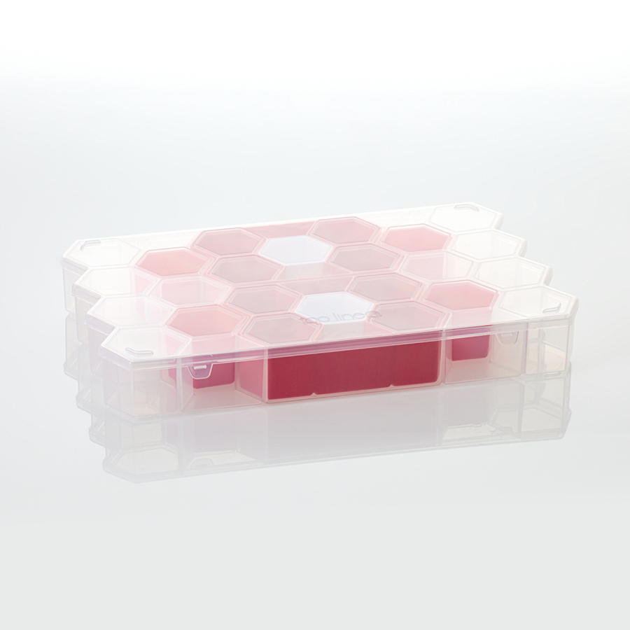 organizador colmeia 32 divisórias - natural