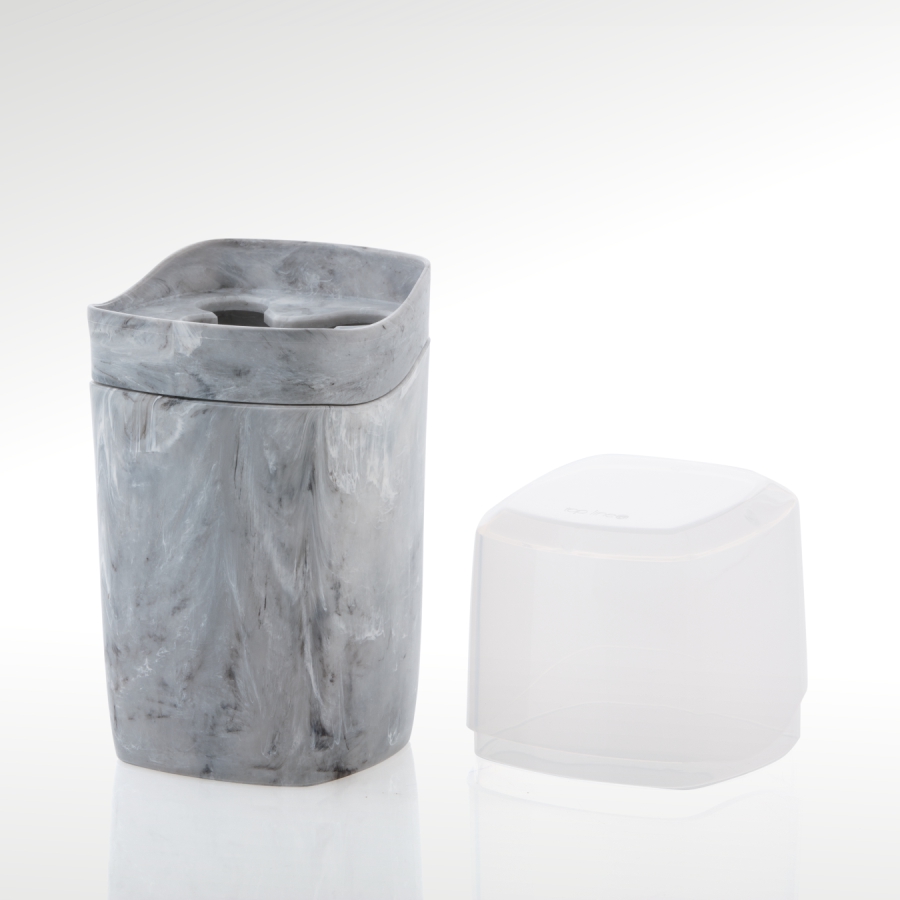 organizador de escova de dente (mármore)