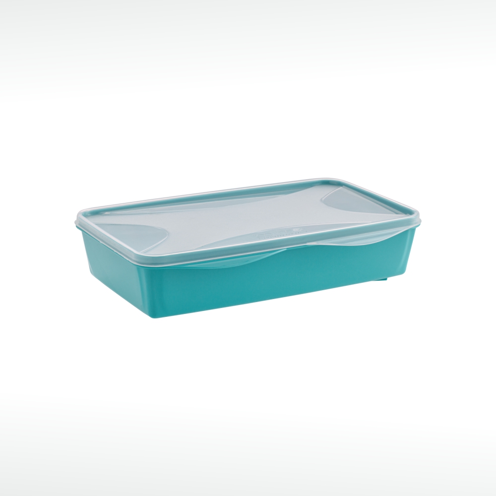 organizador multiúso retangular baixo 1,5 L