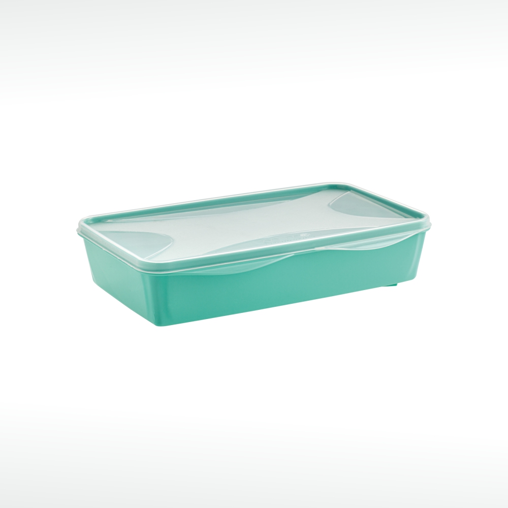 organizador multiúso retangular baixo 1,5 L